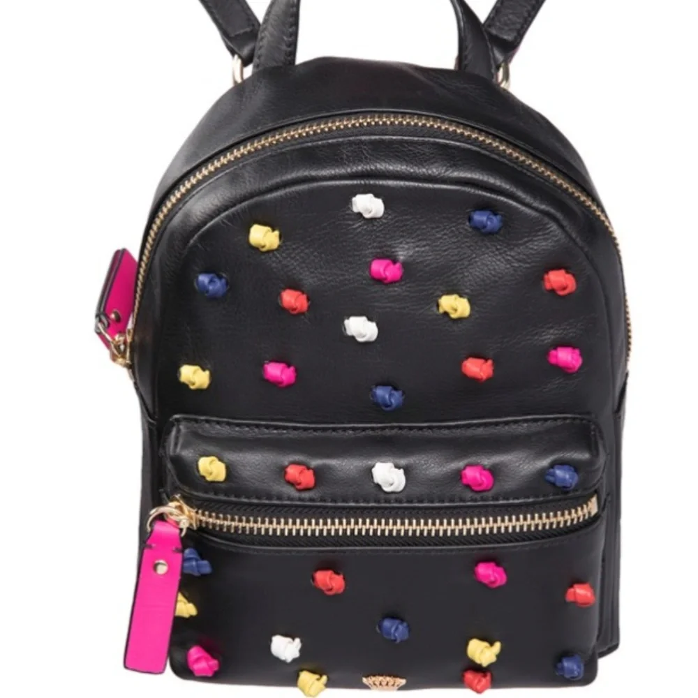Juicy Couture Knotted Mini Leather Backpack NWT